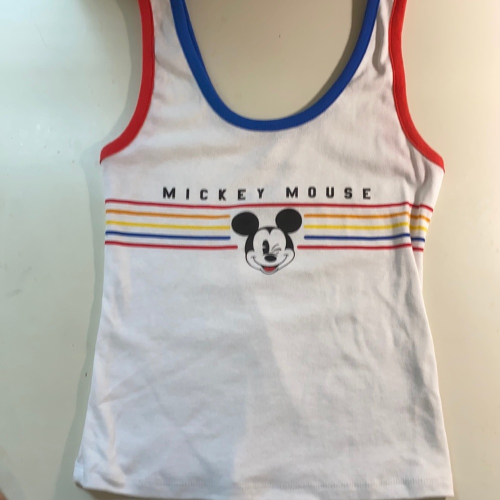 New Never Worn Women/Girls Mickey Mouse Tank Top